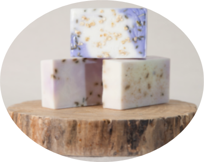 artisan soap - deliciously warm, citrusy or flowery scents, vibrant colors, suit every personality